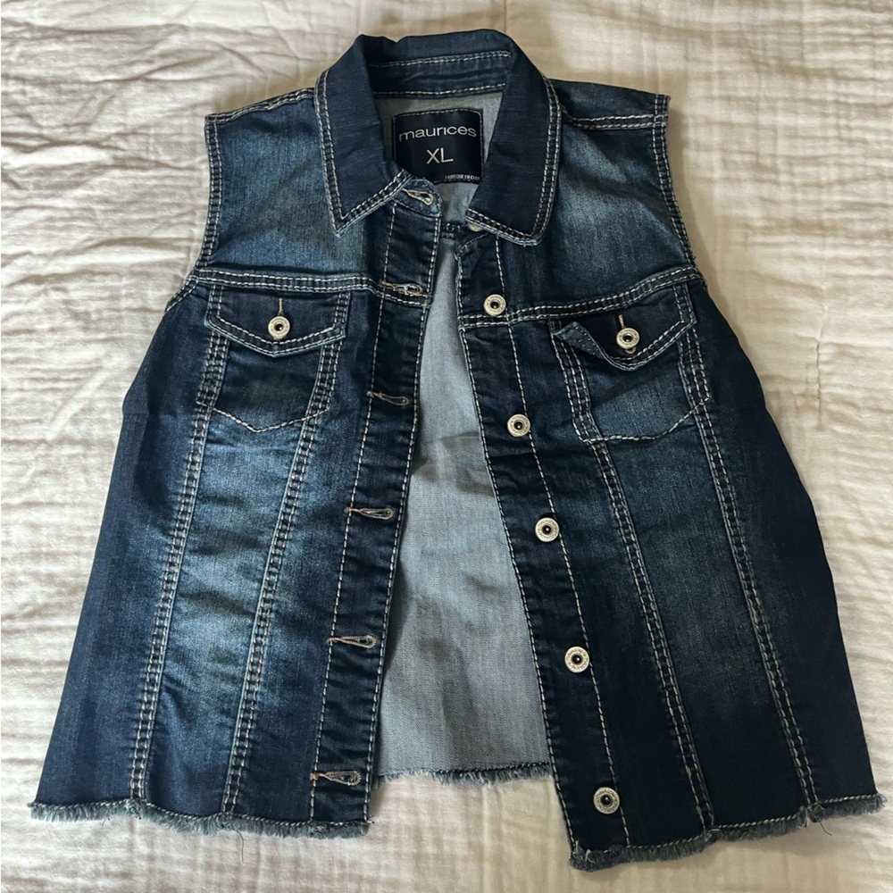 Jean Jacket Vest